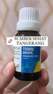 Teorol Drop Vit D3 400iu Tetes Anak dan Dewasa Suplementasi Vitamin D3 Produk Kesehatan Tanpa Bahan Berbahaya Kemasan Tunggal Tetes Vitamin Mendukung Kesehatan Tulang Dan Imunitas - Lazada