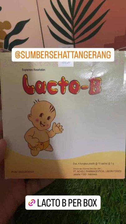 Lacto B / Box 40 Sachet Probiotik Untuk Anak | Lazada Indonesia