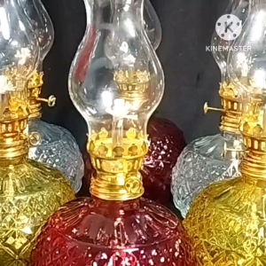 ( Combo 2 Đèn ) Cặp Đèn dầu thờ cúng thủy tinh  đèn dầu lưu ly để bàn thờ thần tài ban thờ gia tiên dung tích 180ml.