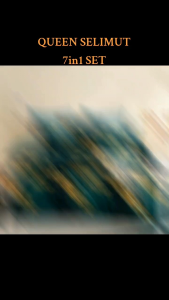 7in1 Queen Bedsheet Set Cadar Set Selimut Queen Set 7in1 Bedsheet Set With Comforter - Hotel Cadar Set Comforter
