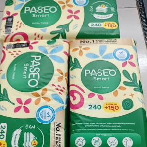 (3pcs) Tisu Paseo Smart Facial 390 helai