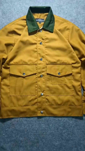 Sogaoul Jaket Vintage Retro Style fibrous Pria Lembut Distro Casual