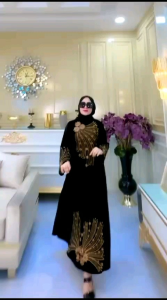 GAMIS ABAYA TURKI TERBARU MEWAH BELUDRU SYAKILA SERIES(READY SERIAN WARNA)