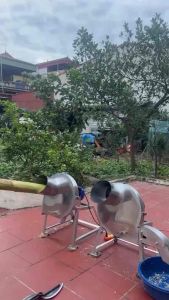 Máy thá¡ Chuối INOX Siêu Mịn - Cắt Chuối Nguyên Cây - Băm Cỏ Voi. Động Cơ 11kW Bao Dây Đồng 1oo%