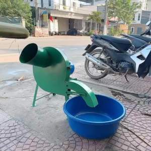 Máy thá¡ Chuối Siêu Mịn - Máy Cắt Chuối Cửa Ngang Nguyên Cây - Băm Cỏ Voi. Động Cơ 11kW