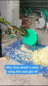 Máy băm chuối cả cây máy băm mịn khung to công suất 1.1KW-1.5KW sử dụng hộ gia đình bao tiện
