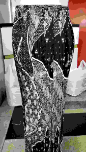 Rok Plisket Batik Wanita Pinggang Karet Bawahan Kebaya Wisuda Pesta Kondangan Batik Modern