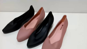 Sepatu Pantofel Wanita Sepatu Karet Jelly Wedges Fuhaha TJ-710