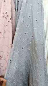 BAHAN KATUN BORDIR MOTIF TERBARU BAHAN HALUS LEMBUT DAN TEBAL ( HARGA 050M )COD