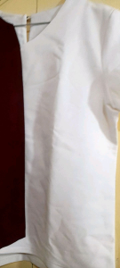 Blouse Wanita Merah Putih preloved