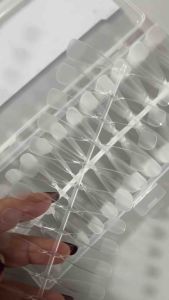 (072)PVC soft gel tips(Stiletto Long)ยืดหยุ่นดี ไม่แตกหักง่าย