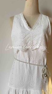 Plsme.bkk - Lamune lace dress- ชุดเดรสลูกไม้