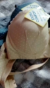 Bra TN K235: Bra Kawat ABG Cup A Renda Volkadot Ukuran 34-40