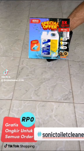 Sonic Toilet Cleaner 1 Liter Pembersih Noda Toilet Kerak WC Westafel Bowel peralatan dapur rumahtangga Anti bakerialUkuran 1000ml