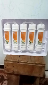 uf เครื่องกรองน้ำ uf 5 ขั้นตอน in LINE ความละเอียด 0.01 ไมครอนอุปกรณ์ครบชุดพร้อมใช้งาน