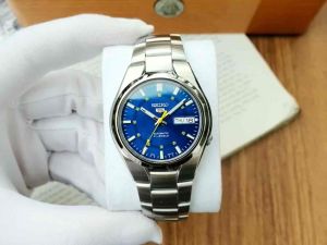 ĐỒNG HỒ NAM CHÍNH HÃNG SEIKO 5 SNK615K1 Automatic Blue Size 38 Hiện Đại và Phong Cách