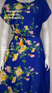 Meggys Plus-sized  Brand New Walking Dress 👗👗👗 All free size to  Xl-2xl-3xl  Texture Expandable cotton  Note ❗❗❗ model hight 5\4   1 dozen/2bundles wholesaler price na Minimum 50pcs lowest price Kaya no worries kapag maliit ang puhunan.  #Customer col