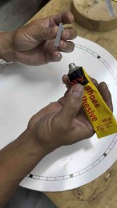 นาฬิกาโบราณตั้งพื้น ตัวเลขปารีส งานพลาสติกกระจกเงา OEM 1 ชุด มี 15 ชิ้น