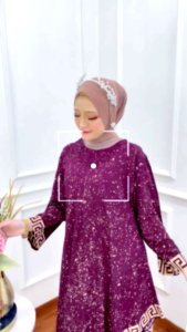 BISA COD setelan dres wajik ncim reyna maroon