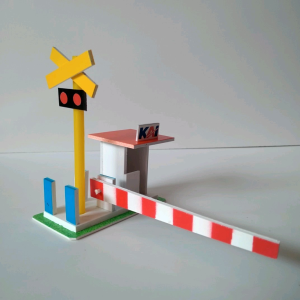BIGTOP PALANG PINTU PERLINTASAN KERETA API MINIATUR NO SUARA