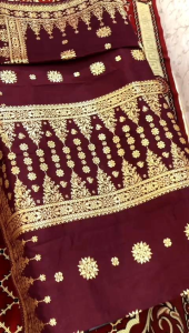 SONGKET CANTIK MANIS EXCLUSIVE GEBENG MAROON / SONGKET PALEMBANG ASLI