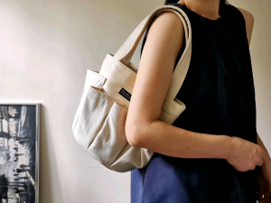 DaVee | Japanese style Bucket bag shopping bag corduroy Bucket bag handbag tote bag