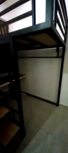 Loft bed customize Singapore special room shape customize