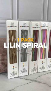 [6 BIJI] LILIN SPIRAL METALIK LILIN ULANG TAHUN BIRTHDAY CANDLE METALIC SPIRAL LILIN ULIR MACARON MAKARON PASTEL UNICORN LILIN KUE TART UNTUK DI CAKE ULANG TAHUN