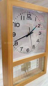 FUJITIME | Muji Style Wooden Wall Clock | Jam Dinding Kayu