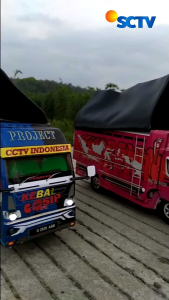 truk oleng full lampu terpal mainan anak