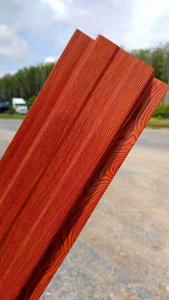 รั้ว ระแนง เมทัลชีท ลายไม้สักแดง หนา0.35มิล☄️10-13-17cm.🔥ราคาส่งโรงงาน
