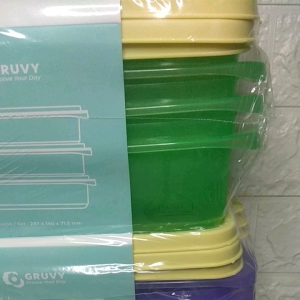 Kotak Makanan Sealware Neo Pandora 3 Set 1500 ml: Desain Unik & Bahan Stainless