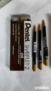Pentel Sharplet-2 Auto Mechanical Pencil 0.5/0.7/0.9mm Brown Blue Black School & Office Writing Tool