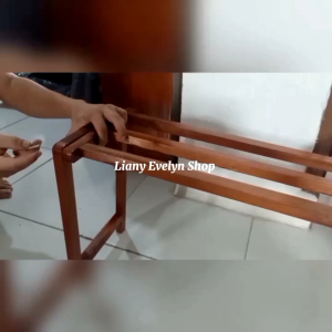 RAK SEPATU ATAU RAK SERBAGUNA KAYU MAHONI HARGA MURAH
