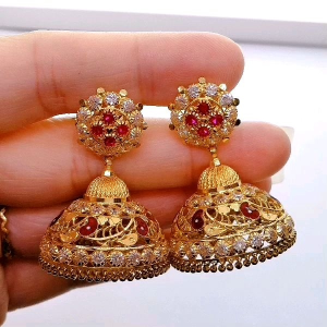 Subang Jimiki Skru Bombay Design indian 22.42G Emas 916 Yon Hing