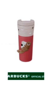 Starbucks Waterbottle 16Oz SS Made for Each Other with Pink Sleeve