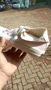 Free ongkir Bisa bayar ditempat Sneaker murah wanita bahan kanvas berubah warna sepatu unik import terlaris