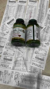 [ĐỦ BILL STORE + AIR] Viên uống bổ mắt Fish Oil 1400mg 130 viên của Natures Bounty của Mỹ