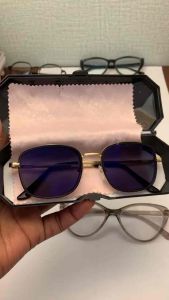 Kacamata Photocromic Transparen Wanita Korea Gaya Frame Kacamata  Fashion Vintage Untuk Wanita