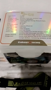 Senter Kepala 85Watt JIN LONG JL-7868: 3 Mode Super Terang Cahaya Putih