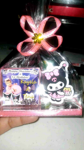 KUROMI SOUVENIR perfect for chriatening bjnyag birthday. Free lay out free picture