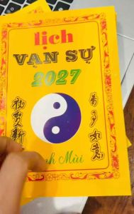 Lịch vạn sự ngày lành tháng tốt năm 2027 Đinh Mùi lịch Tết