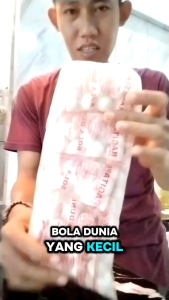 RAGI TAPE BOLA DUNIA KECIL 1PAK isi 25 butir