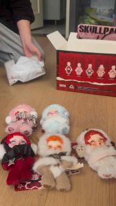 Ramadan Sales 100% Authentic POP MART skull panda Winter Symphony Plush Pendent Keychain Ready Stock