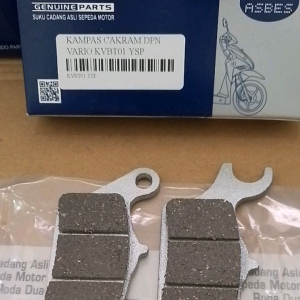 Kampas Cakram Depan KVBT / Pad Set KVB T Honda Vario Techno  Spacy genuine YSP