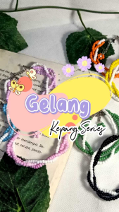 Gelang Manik Aesthetic | Gelang Manik Kepang Series | Gelang Manik Warna Warna Aesthetic Korean Style