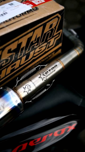 Knalpot Salemba Ceklis Aerox Vario Beat Nmax Mio Pcx Original 3STAR EXhaust