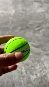 Mainan Anak Bola Karet Vinily Bunyi Saat Ditekan isi 6pcs