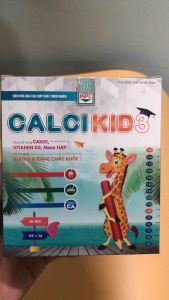 [ CHÍNH HÃNG - HỘP 20 gói] Cốm tăng chiều cao CALCI KID 3 bổ sung canxi và vitamin D3 cho xương và răng chắc khỏegiảm nguy cơ còi xương ở trẻ