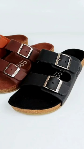 GRATIS ONGKIR EXTRA!!! Sandal Carvil Pria Bahan Kulit & Sandal Lebaran Terlaris 2025